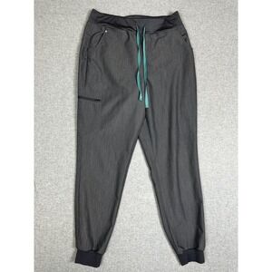 FIGS Technical Collection Scrub Pants Womens Large Tall Gray Jogger Pockets